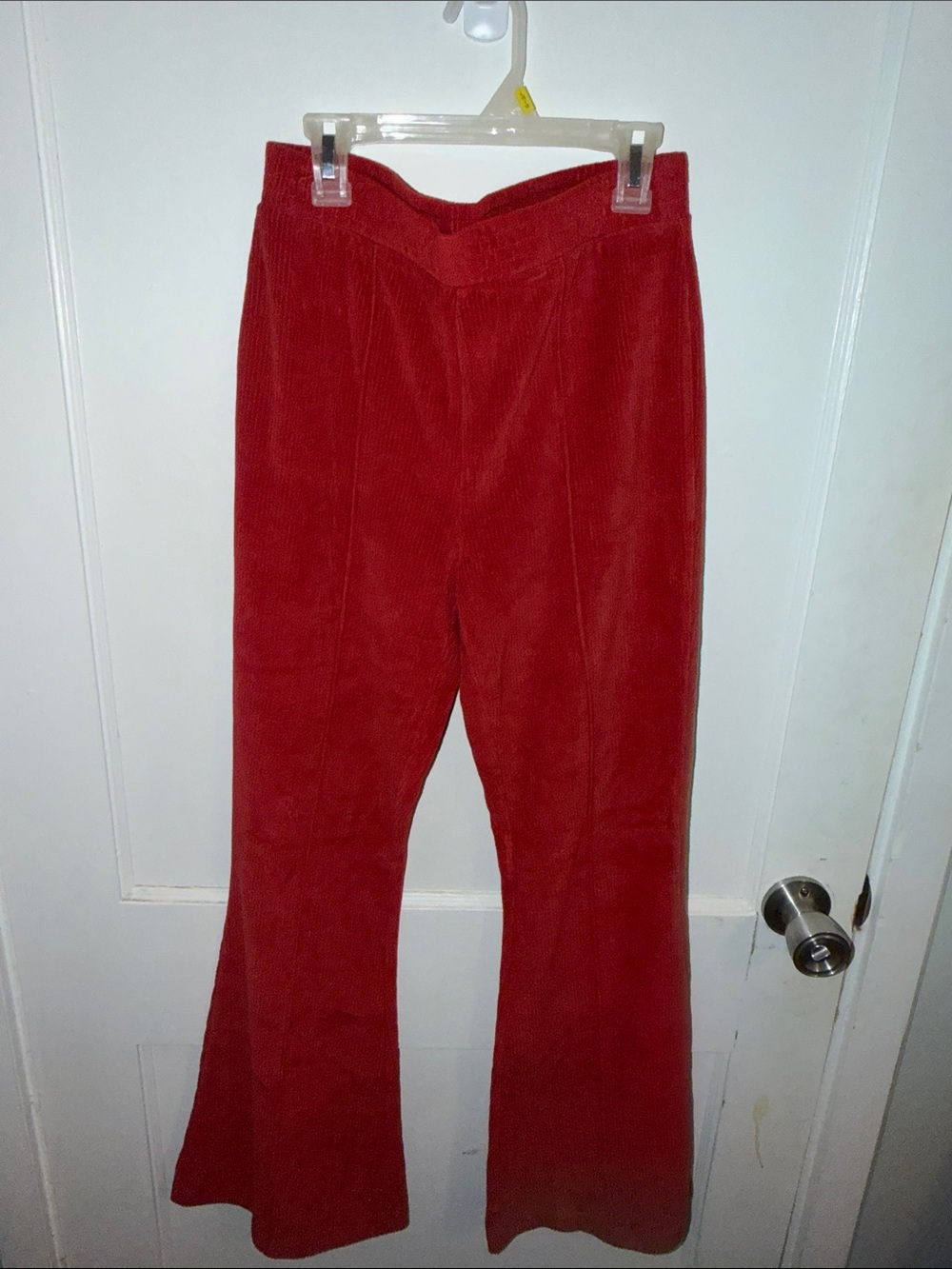 aerie Red Corduroy Pants